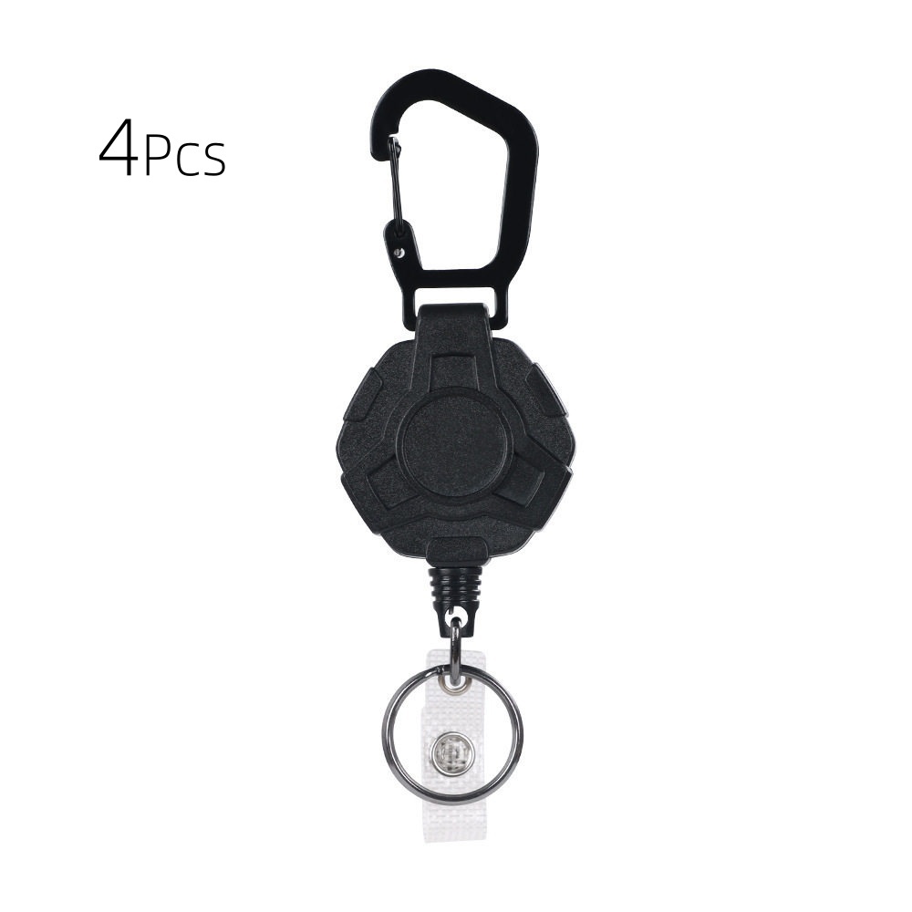 Lanyard Badge Holder - 4Pcs Anti-Lost Keychain for Office Supplies