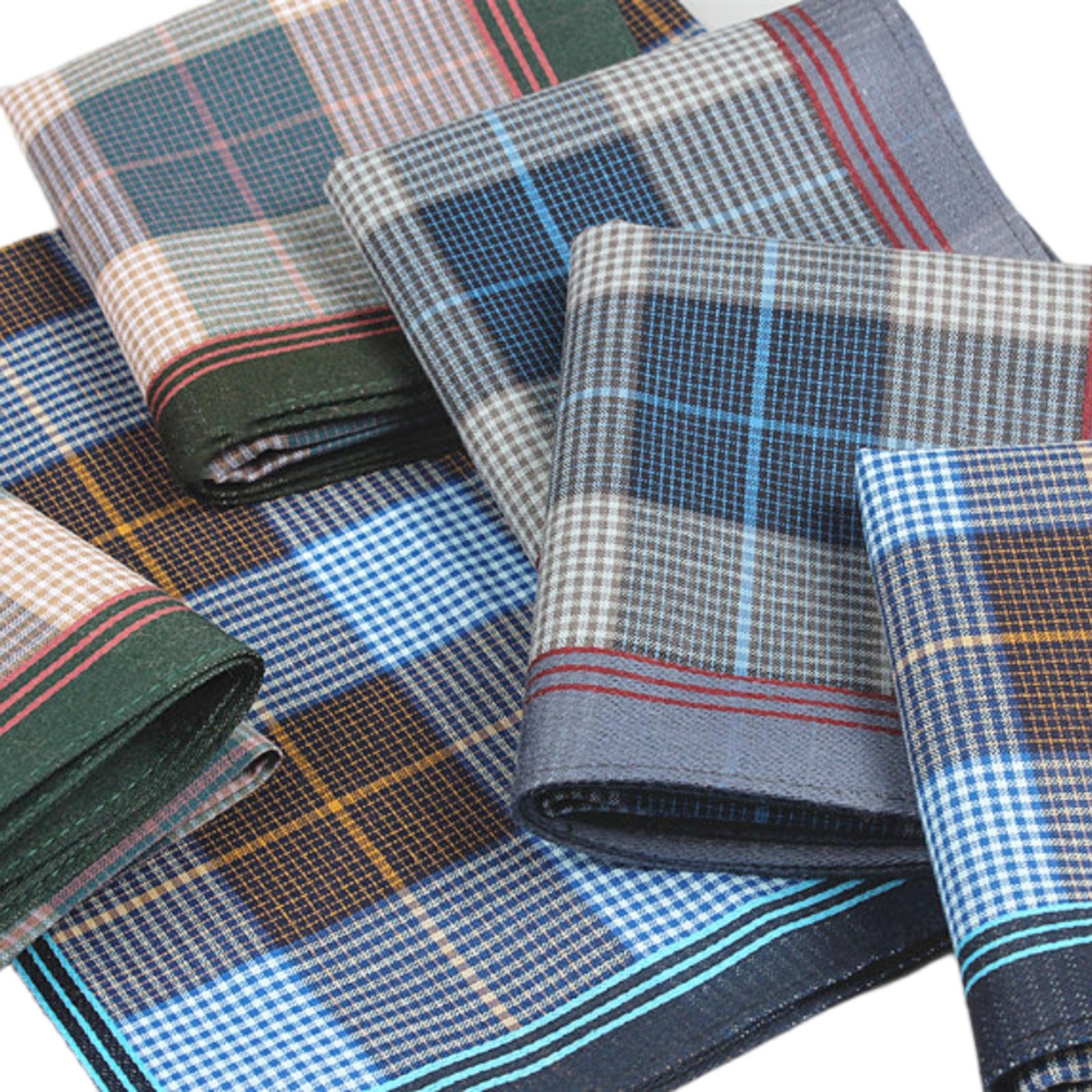 6Pcs Unisex Cotton Handkerchie - Handkerchief Cotton Men recension och pris