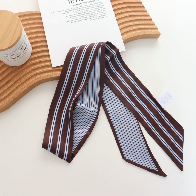 2025 New Striped Small Silk Sc - Silk Tie Striped recension och pris