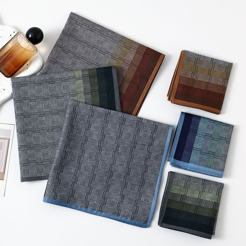 Men's Cotton Yarn-dyed Contras - Handkerchief Cotton Men recension och pris