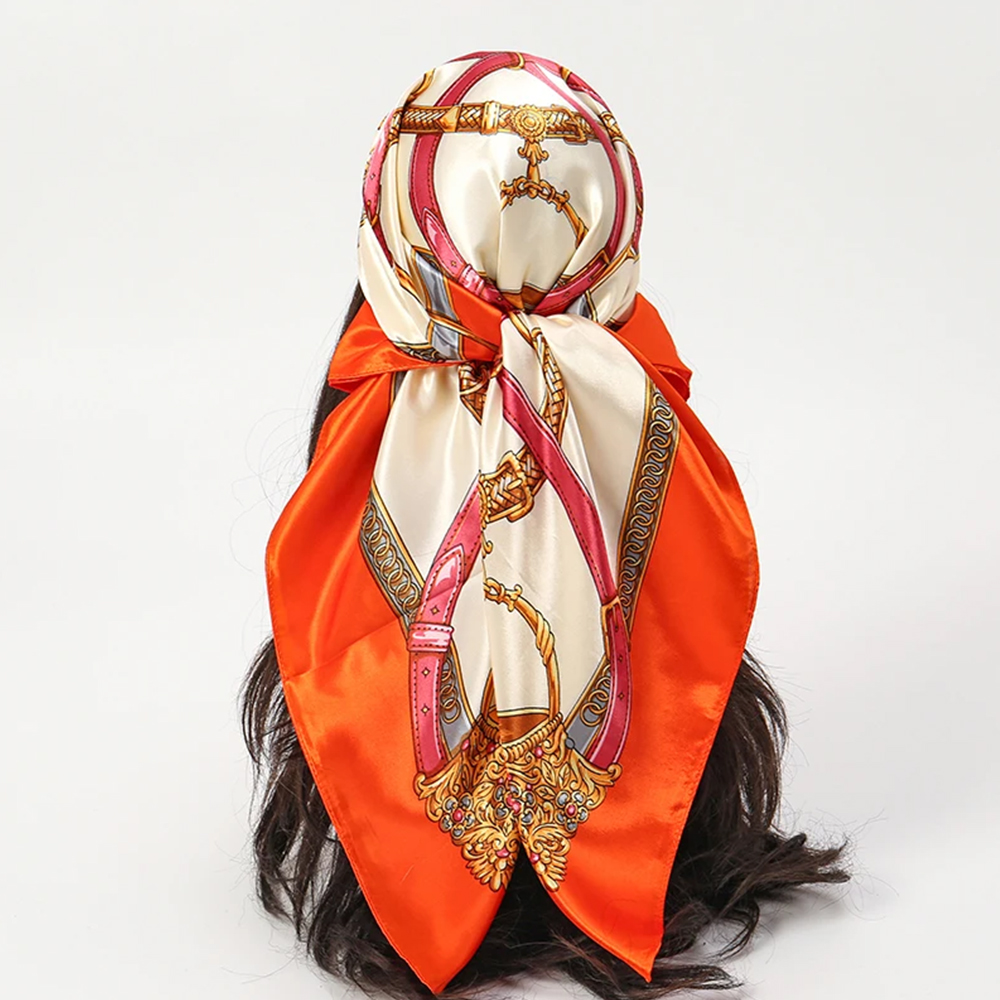 Fashion Scarves 90*90cm Women  - Scarf Silk Square recension och pris