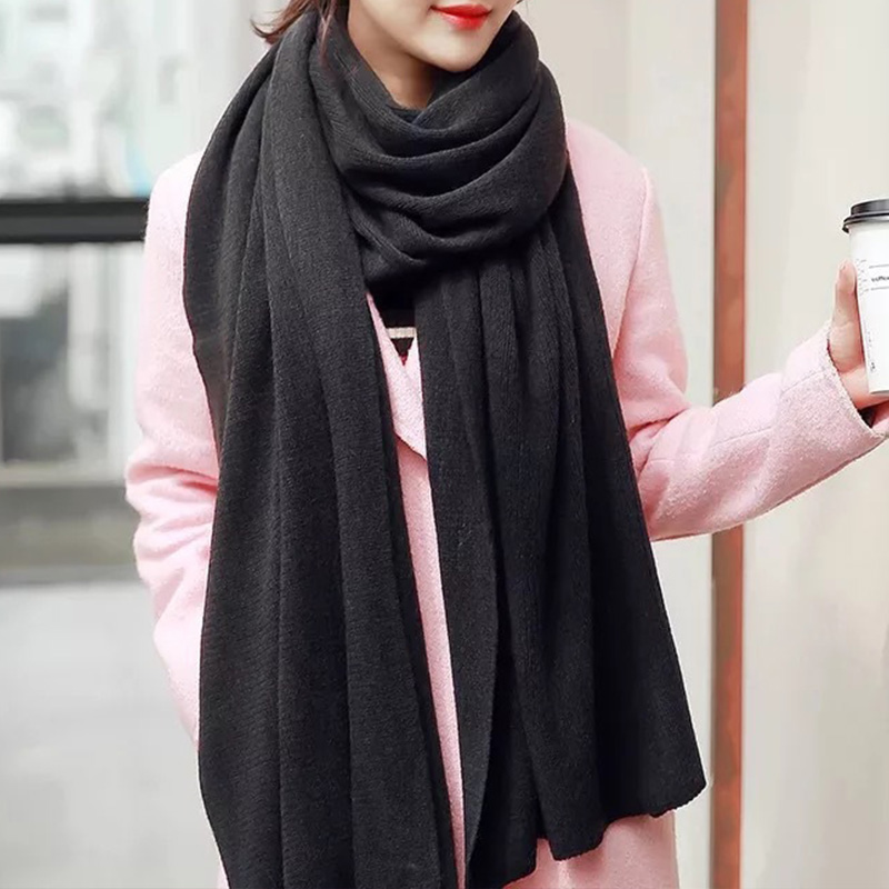 Solid Color Imitation Cashmere - Muffler Men Wool recension och pris