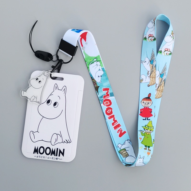 Cartoon Moomins Hard Card Hold - Lanyard Badge Holder recension och pris