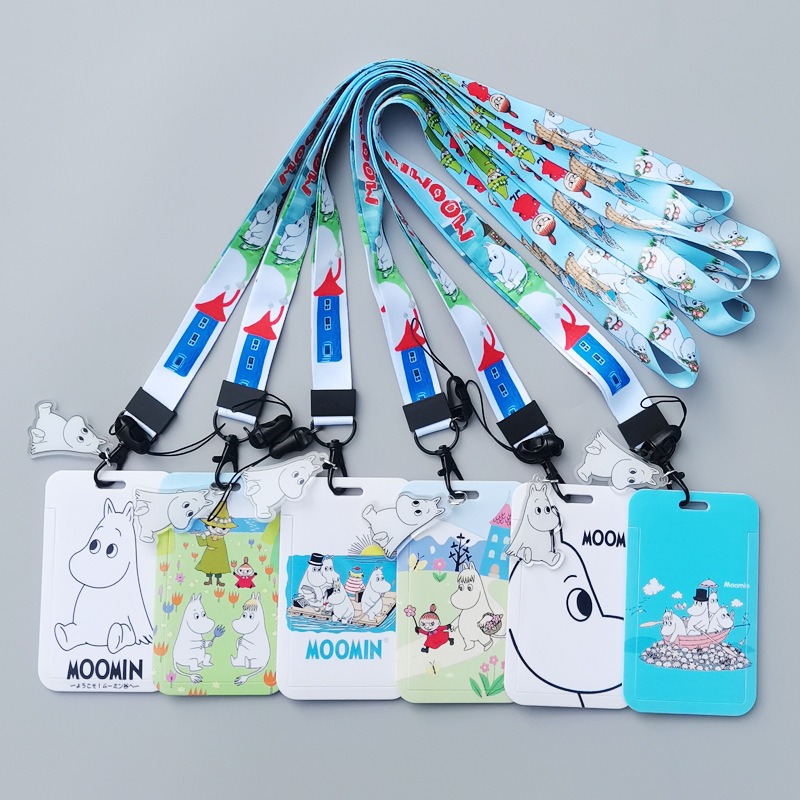 Cartoon Moomins Hard Card Hold - Lanyard Badge Holder recension och pris