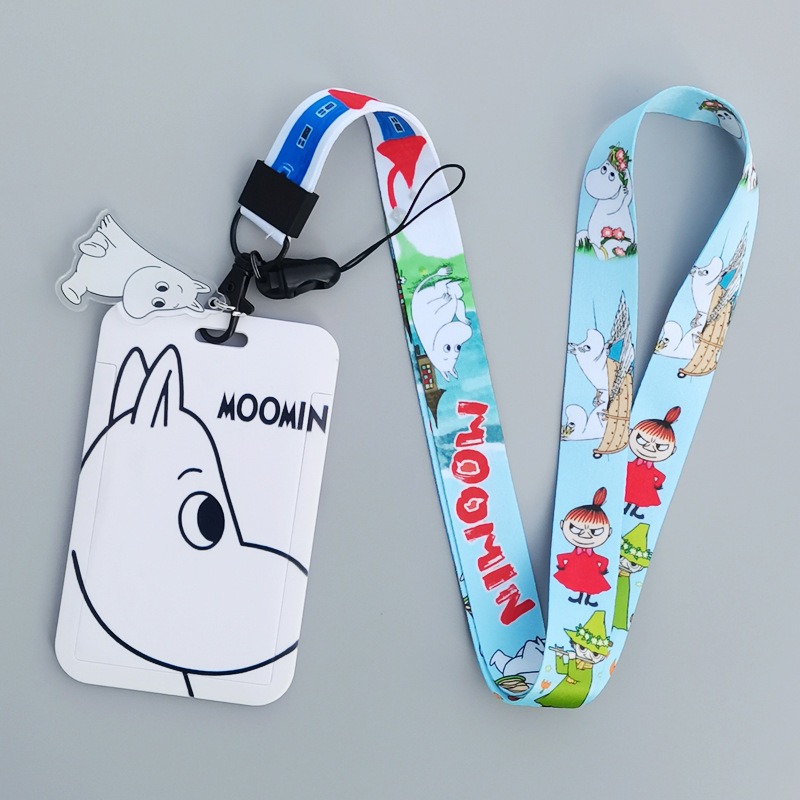 Cartoon Moomins Hard Card Hold - Lanyard Badge Holder recension och pris