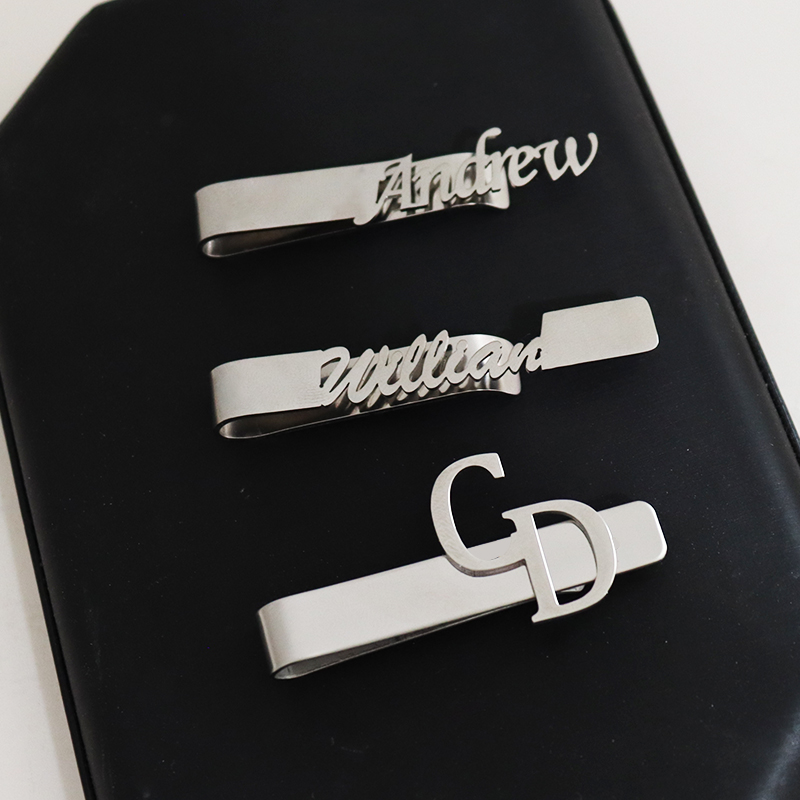 DIY Letter Name Pattern 4.8*0. - Tie Clip Silver recension och pris